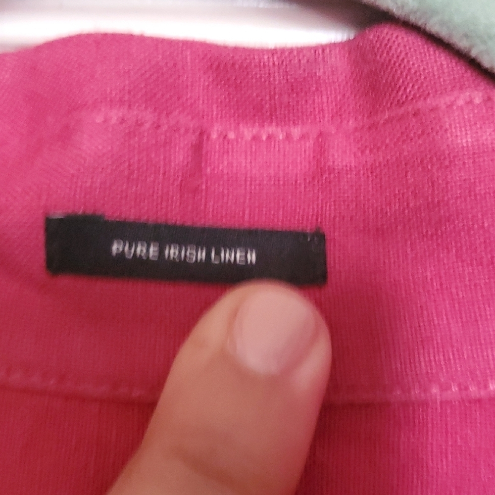 Talbots Dark Pink Button-Down Shirt - Picture 4 of 8